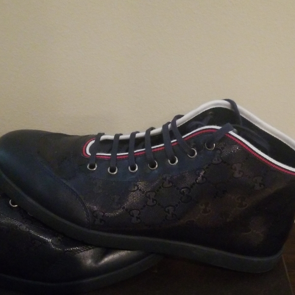 Authentic Gucci High Top Sneakers - Picture 2 of 3